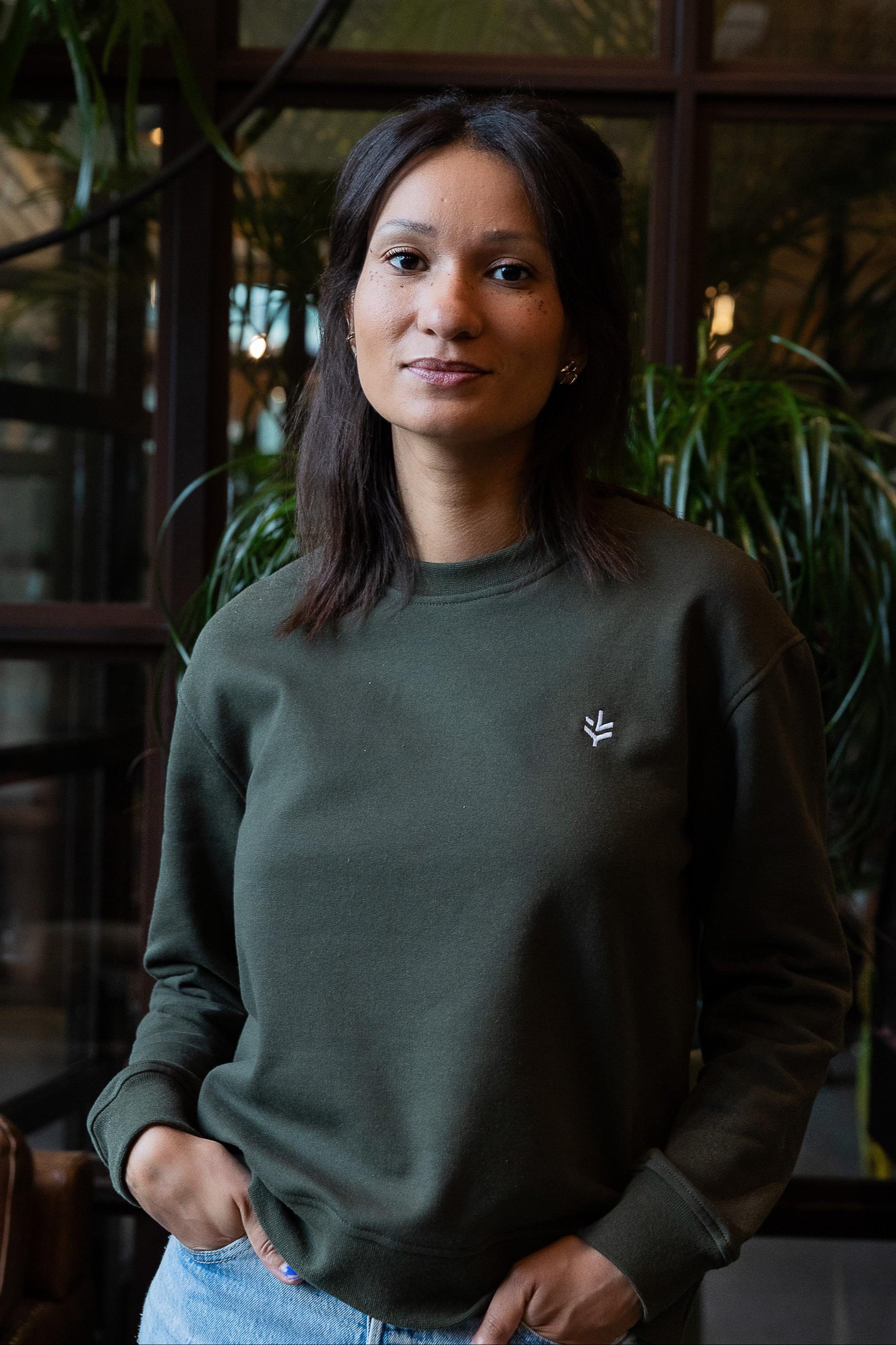 Lucid Collective  Sweatshirt Just Jungle Green