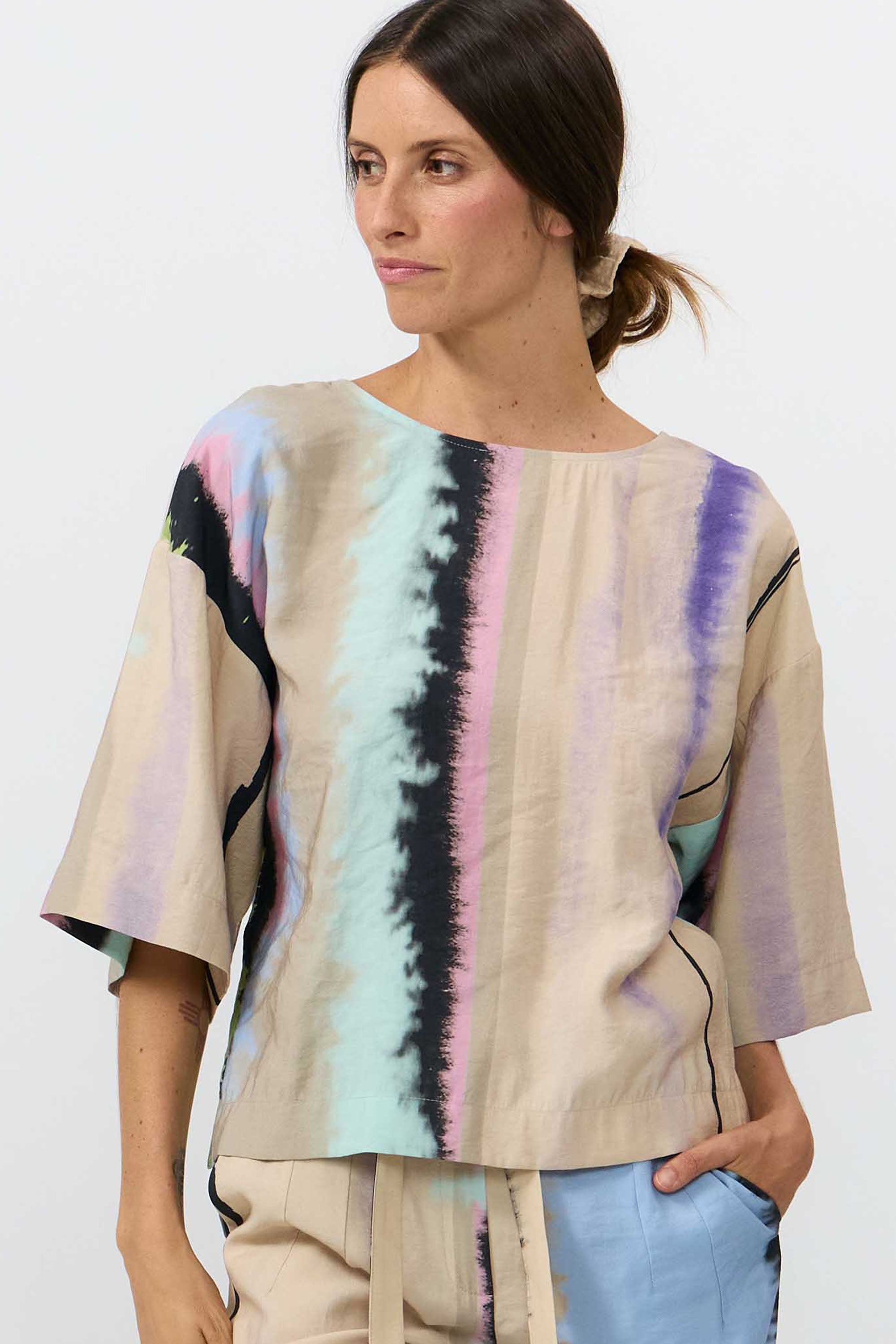 SUITE13LAB  Blouse Sella Print Ones Multicolour
