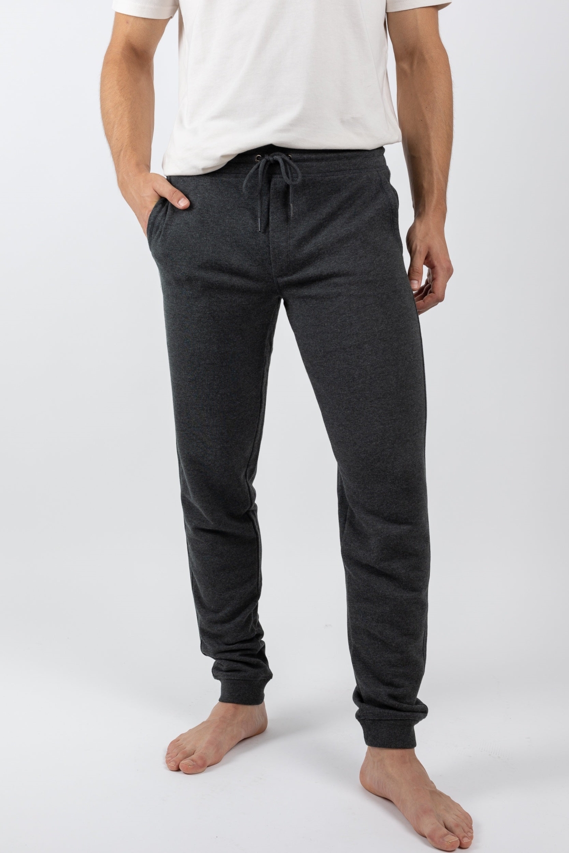 TORLAND mannen vegan Joggingbroek Steps Dark Heather Grey