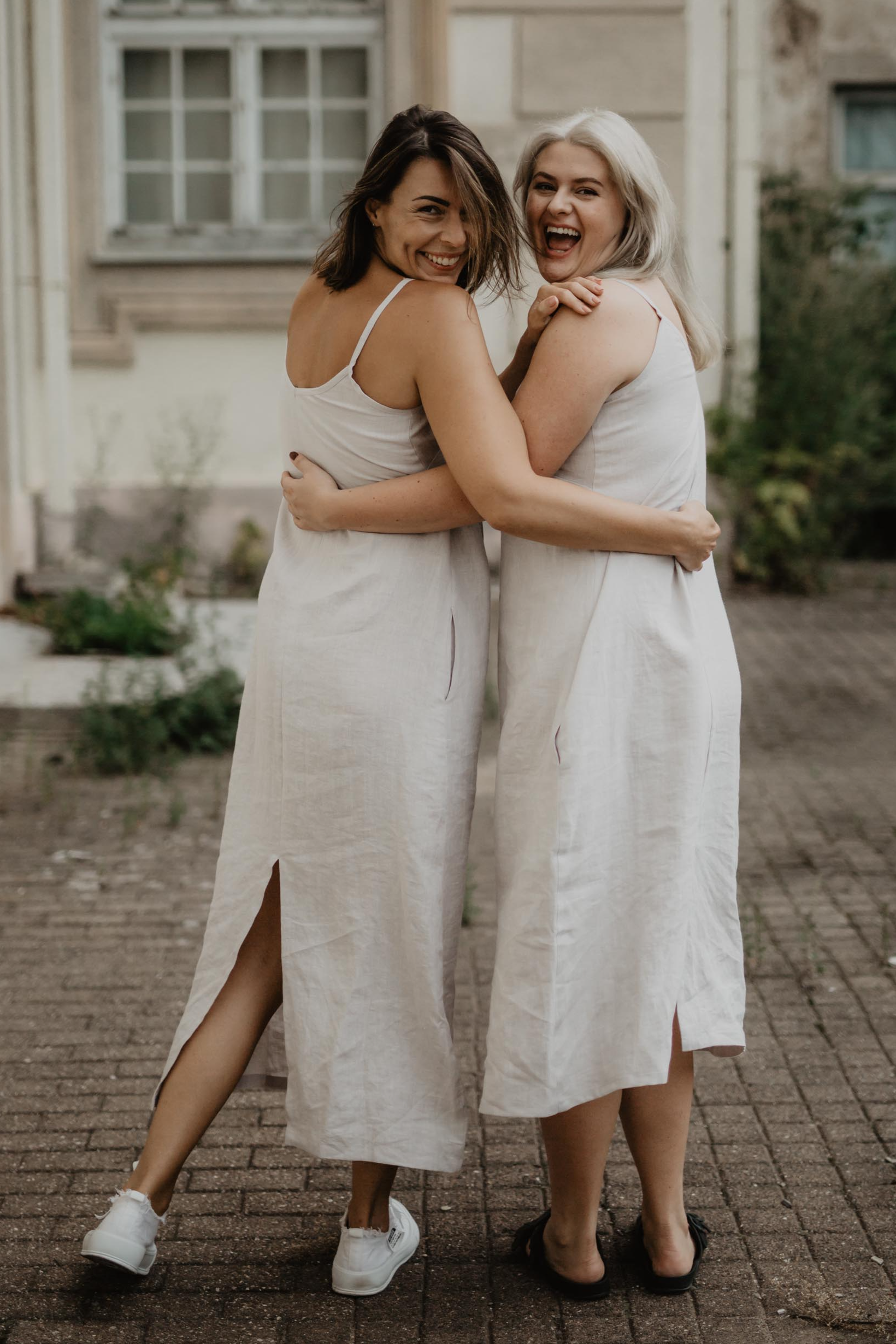 AmourLinen  Lange Jurk Jakarta Creme