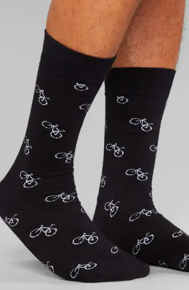 Fiets sokken zwart