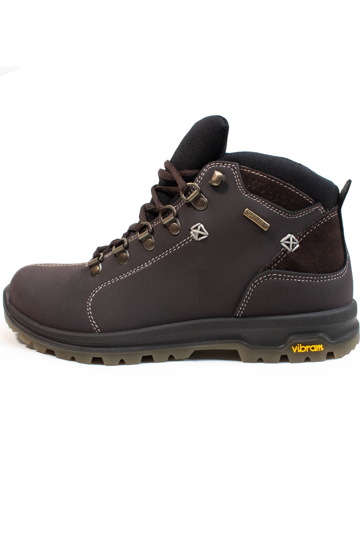 Will's Vegan Store mannen vegan Heren Wvsport Corvara Trek Laarzen Donkerbruin