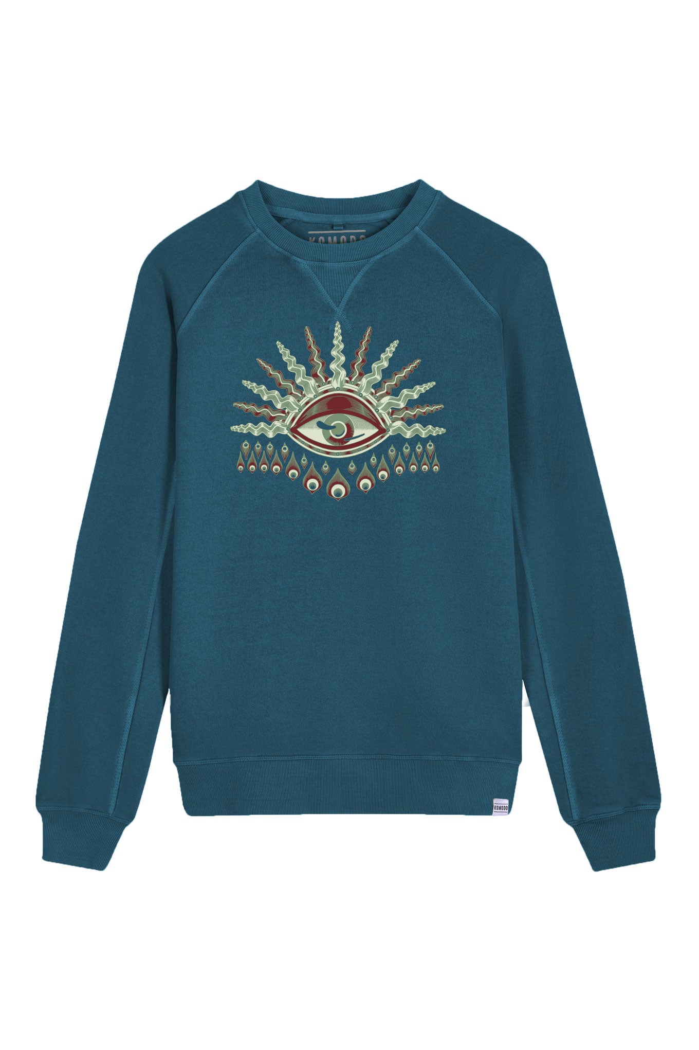 KOMODO mannen vegan Sweatshirt Komodo's Oog
