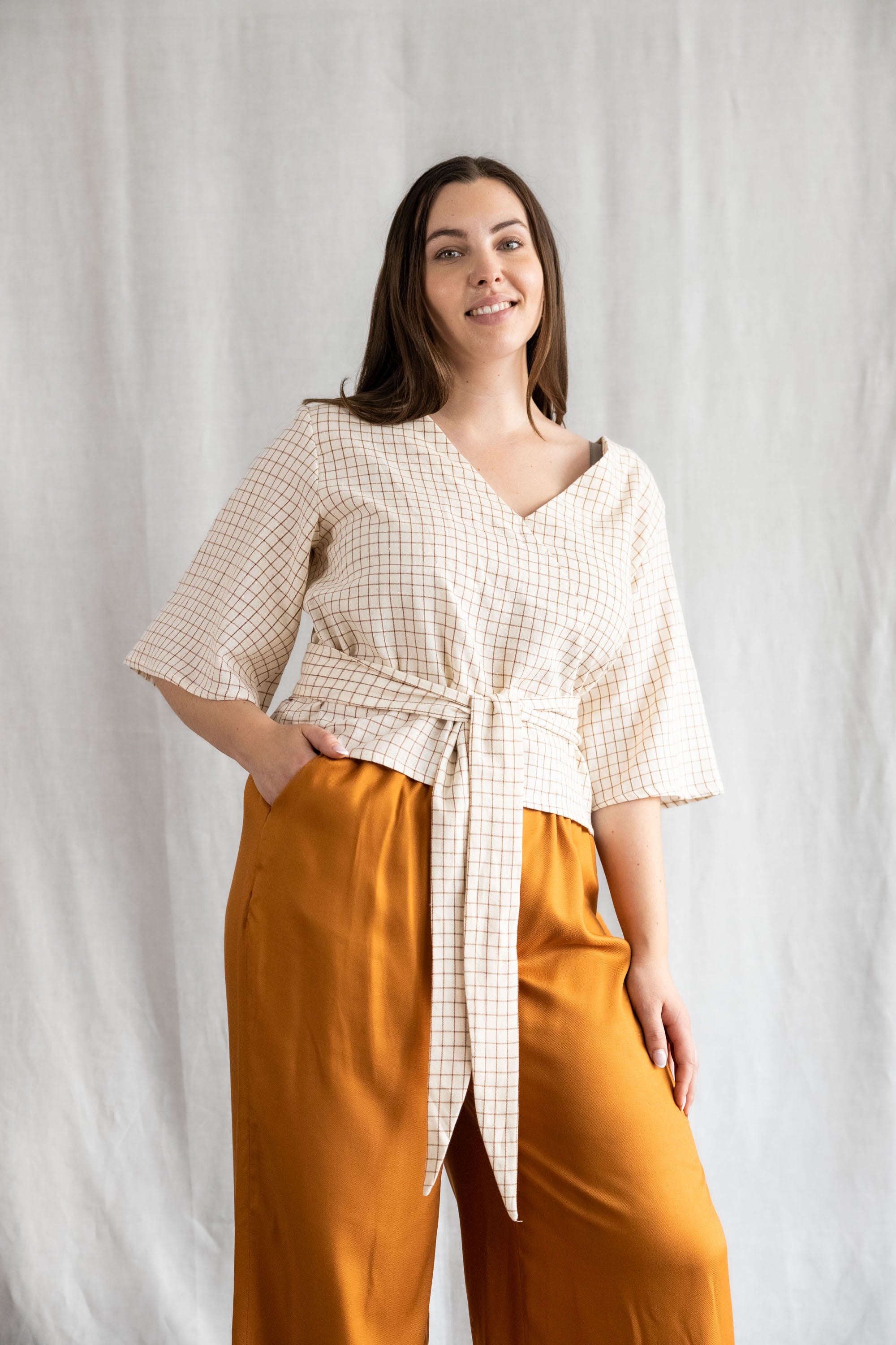 Jyoti - Fair Works  Blouse Vasanta CrÃ¨me Ruiten