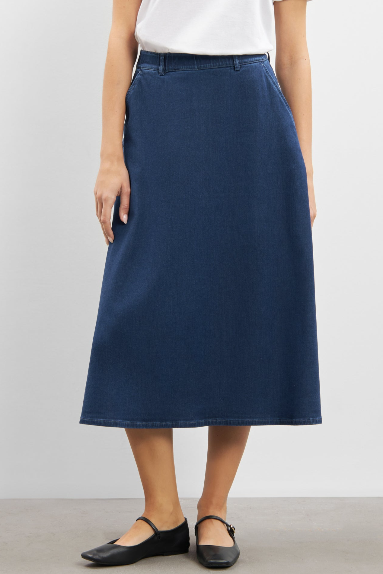 LAURIE  Rok Asta Medium Blauw Denim