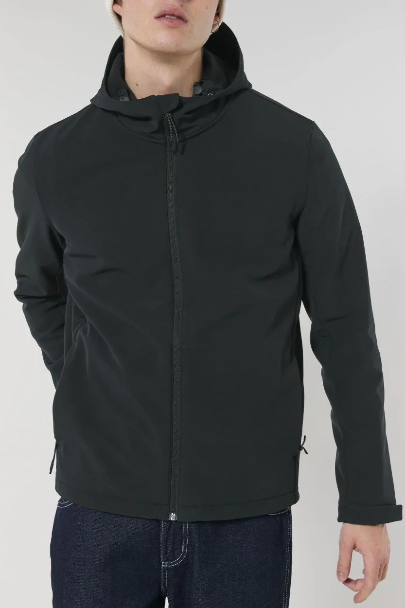 UNIPOLAR mannen vegan Jas Softshell Discovers Black