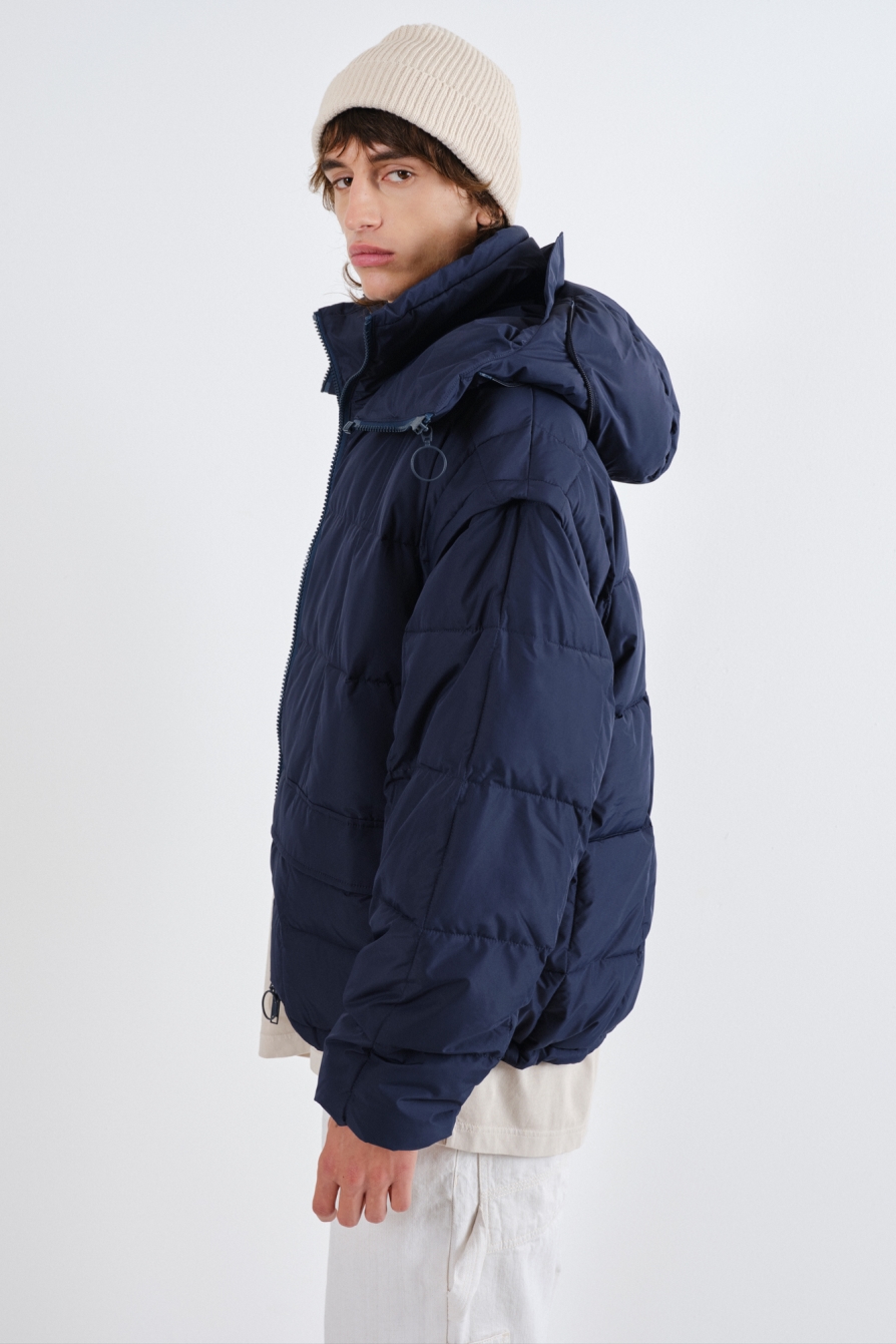 Embassy of Bricks and Logs mannen vegan Puffer Jack Nonsan Donker Marine