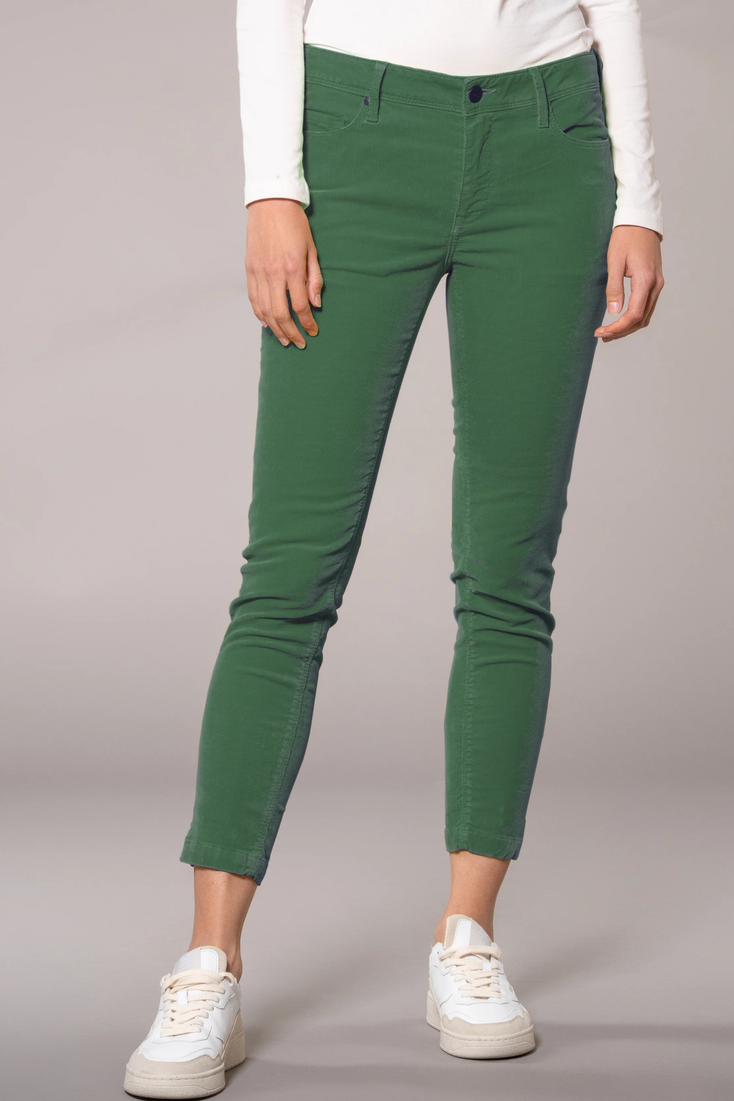 Feuervogl  Broek Corduroy Lotta Eden Groen