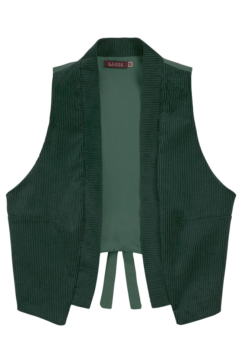 Widda Vest Spencer Donkergroen