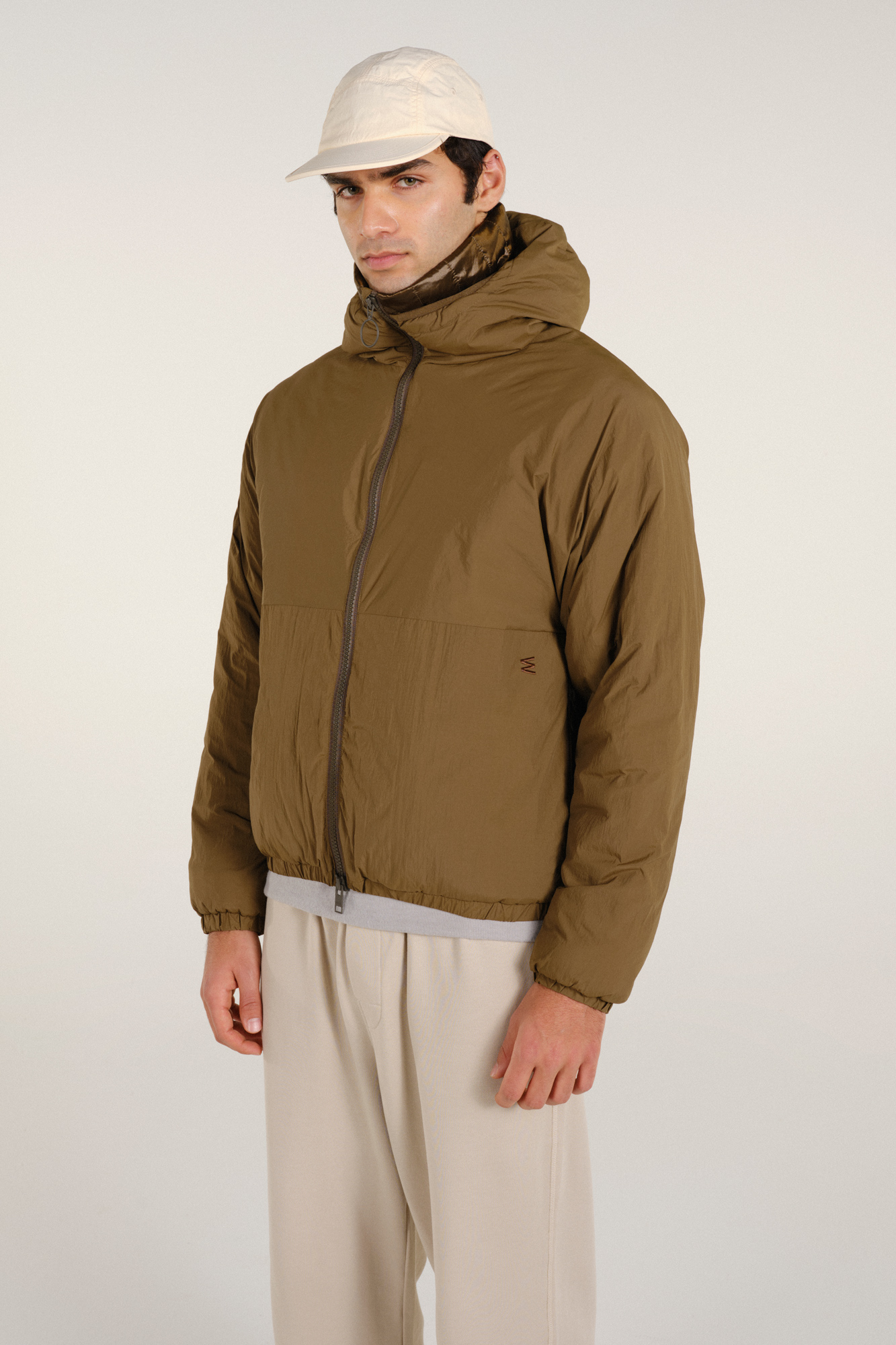 Embassy of Bricks and Logs mannen vegan Puffer Jas Tatlow Mud