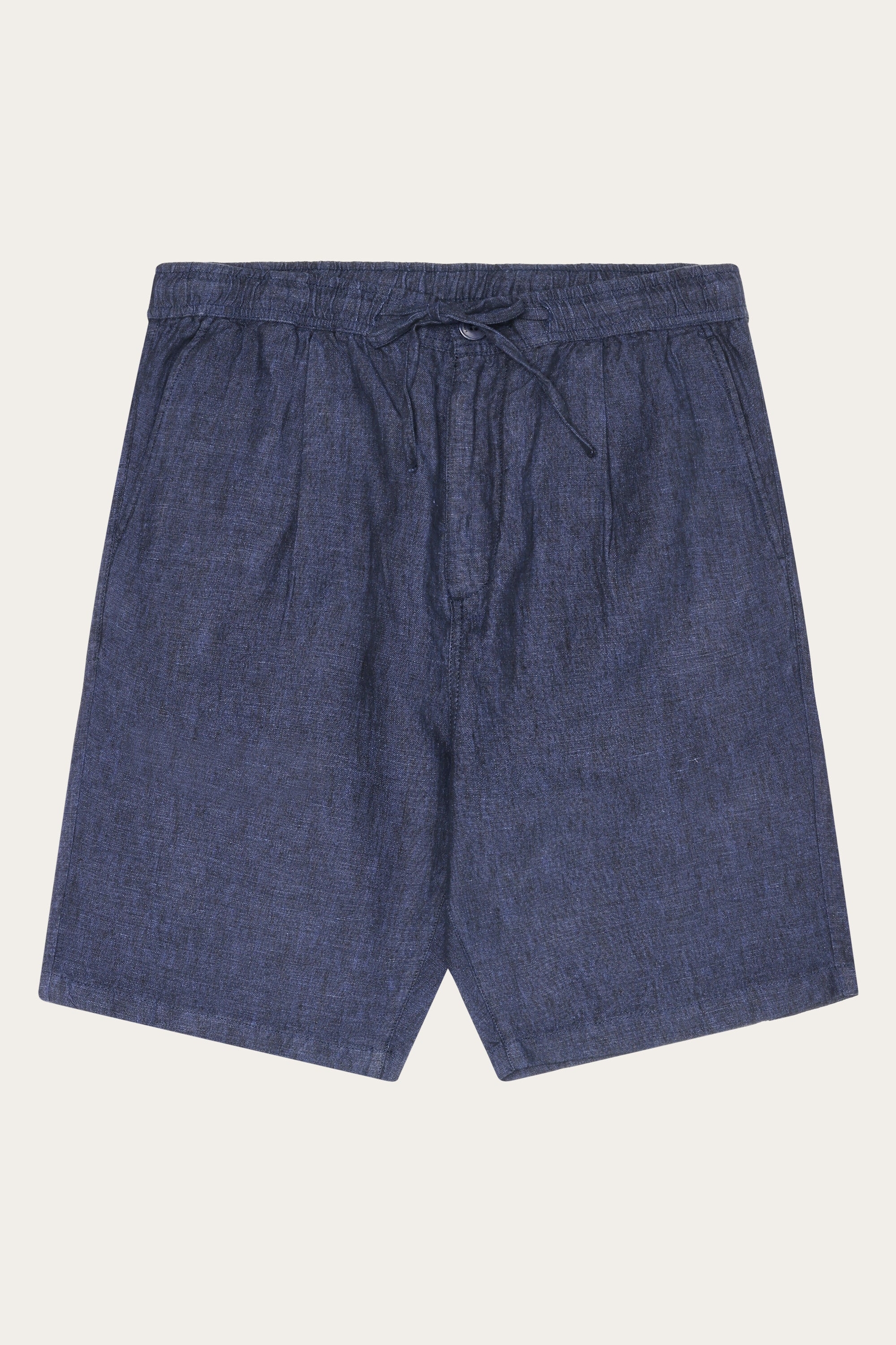 KnowledgeCotton Apparel mannen vegan Losse Shorts Van Linnen, Totaal Eclipse