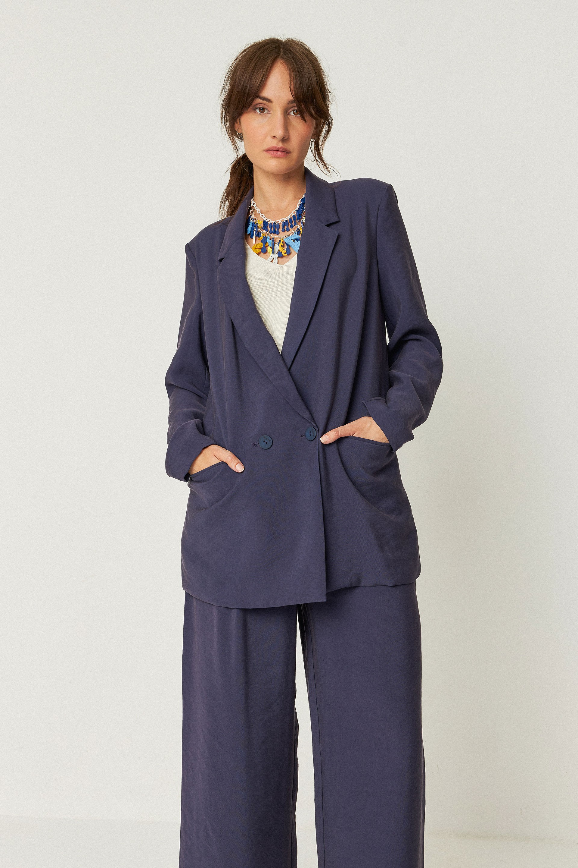 SKFK  Blazer Atxa Marineblauw