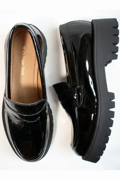 Will's Vegan Loafers - Zwart