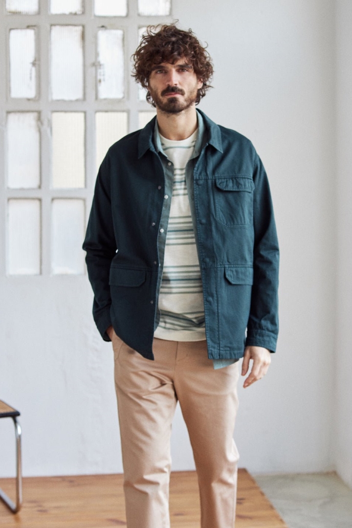 TWOTHIRDS mannen vegan Jas Kyun Deep Lake Green