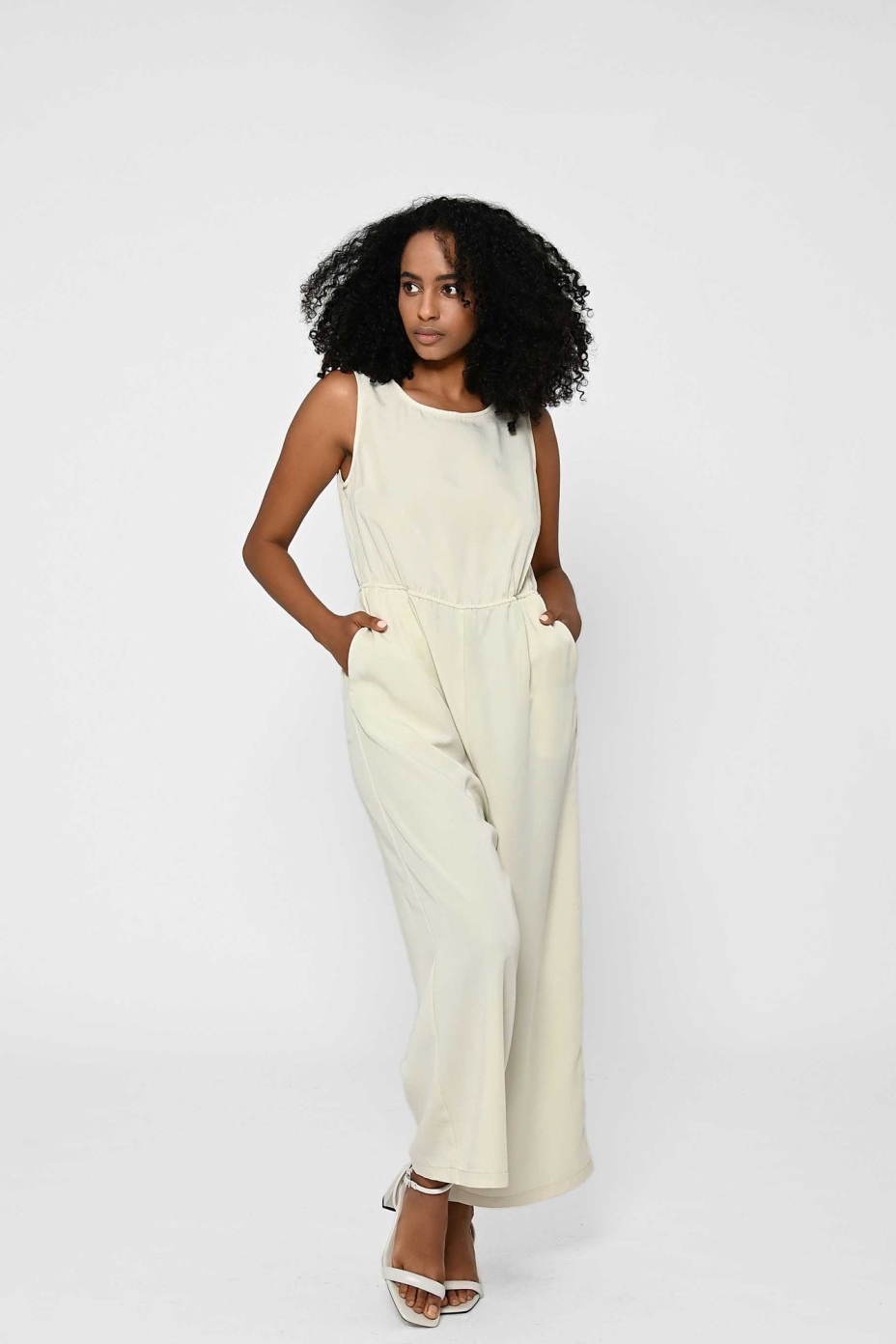 LOVJOI  Jumpsuit Staine Tencel Pebble