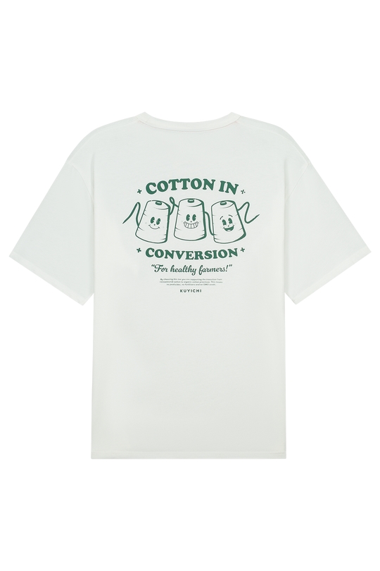 Kuyichi  T-Shirt Liam C.I.C. Wit