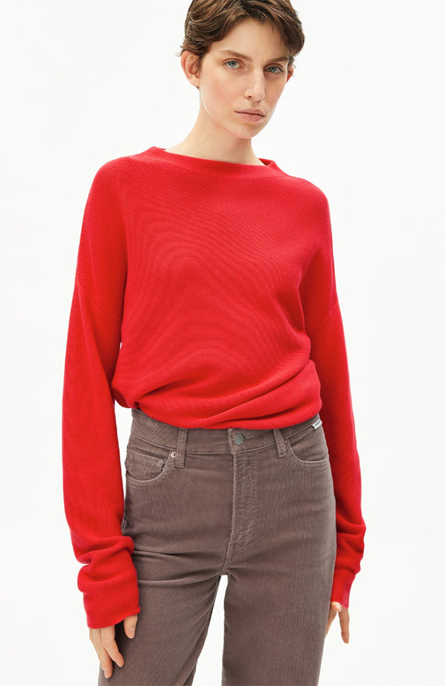 ARMEDANGELS  Trui Merinaa Candy Apple Red