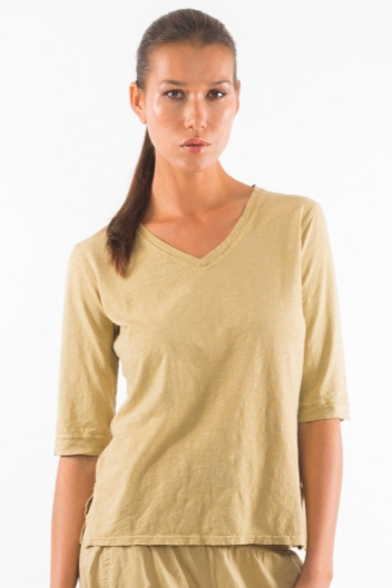 RAVENS VIEW IBIZA  Top Lisa Camel Geel