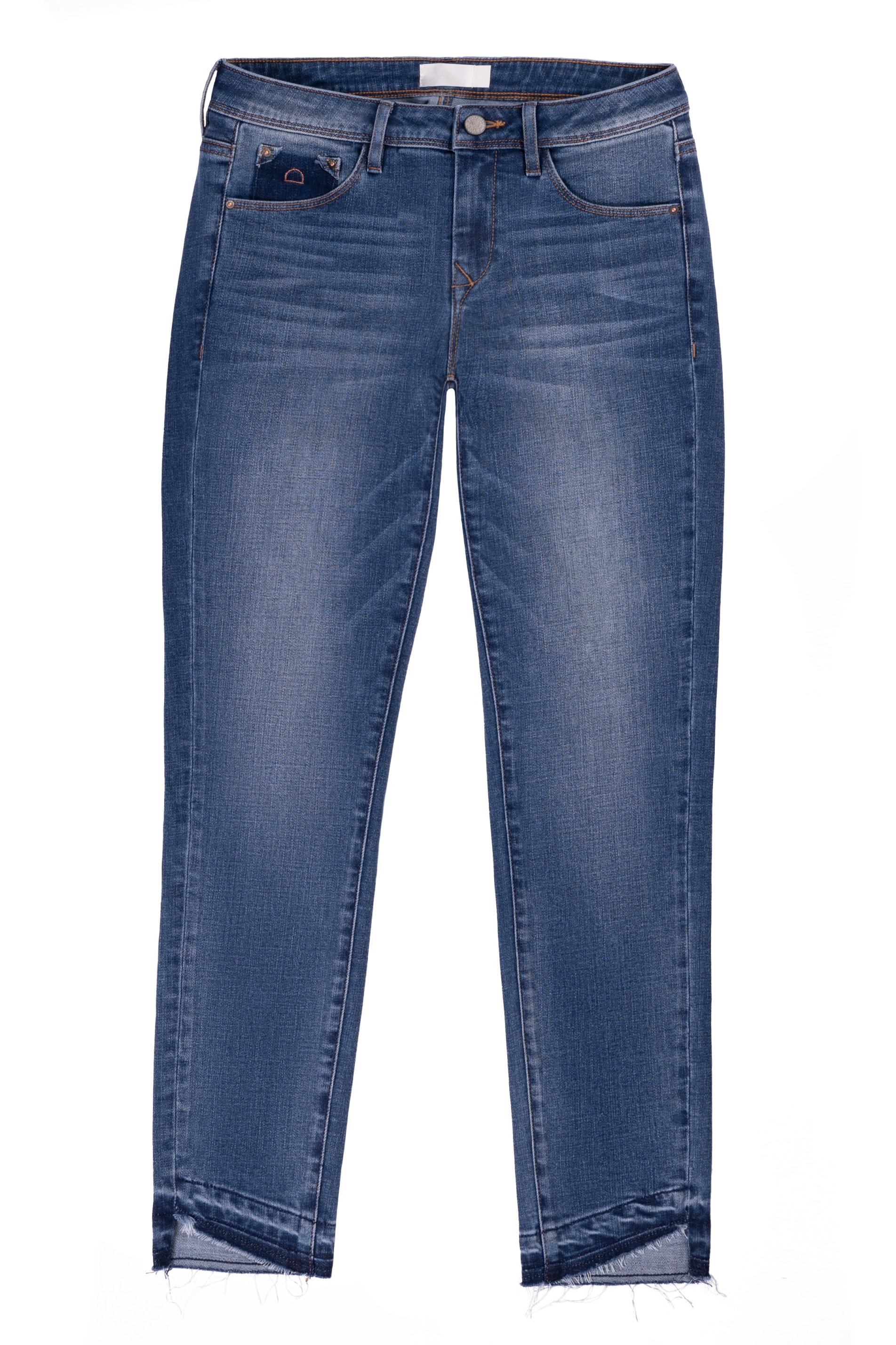 Dawn  Slim Jeans Mid Sun Medium Blauw