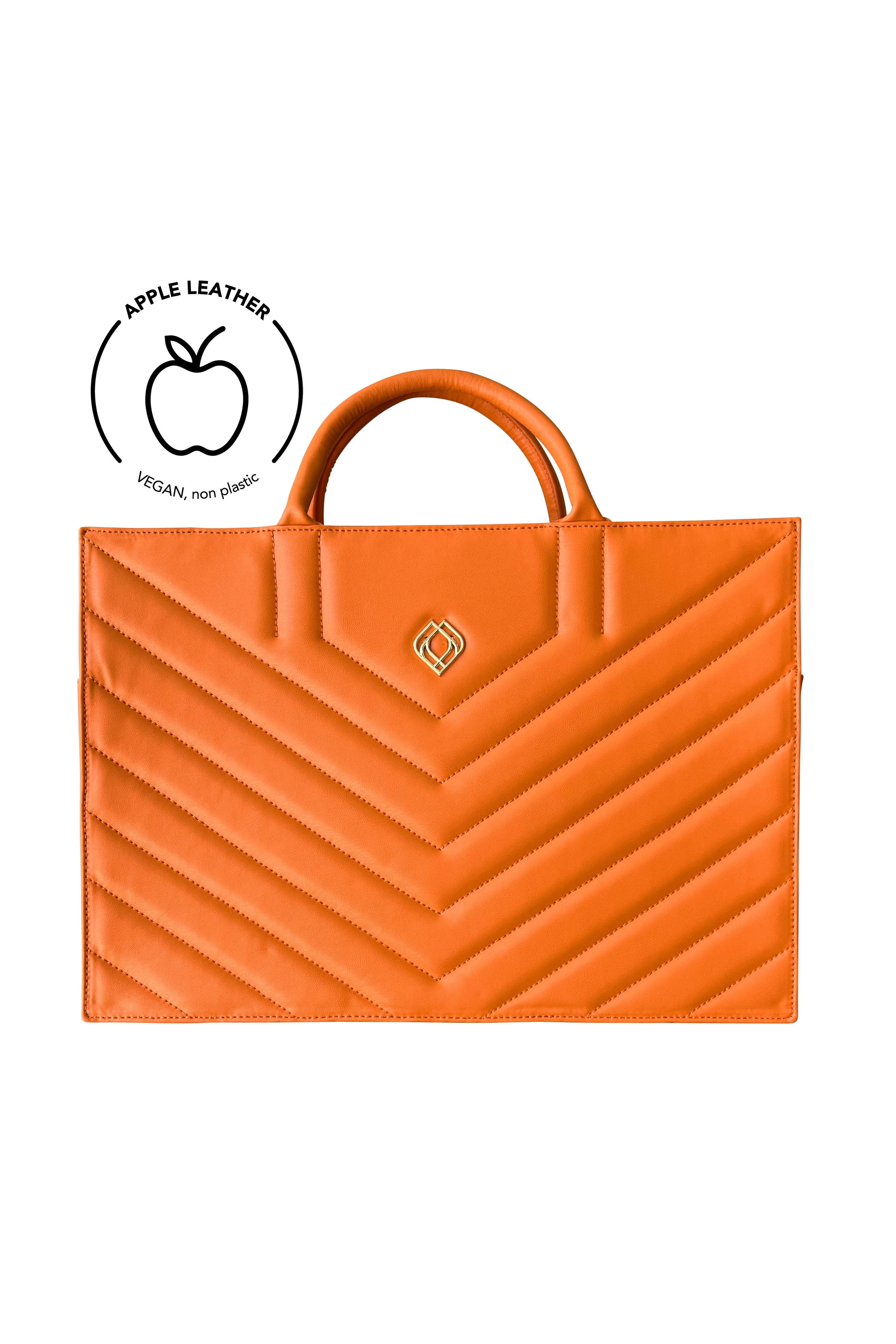 Trashious  Businesstas Appel Leer Oranje