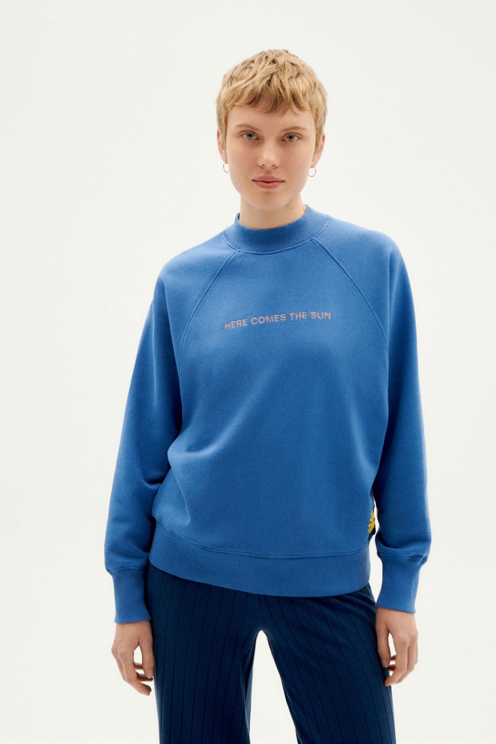 Thinking MU  Sweatshirt Here Comes The Sun Blauw