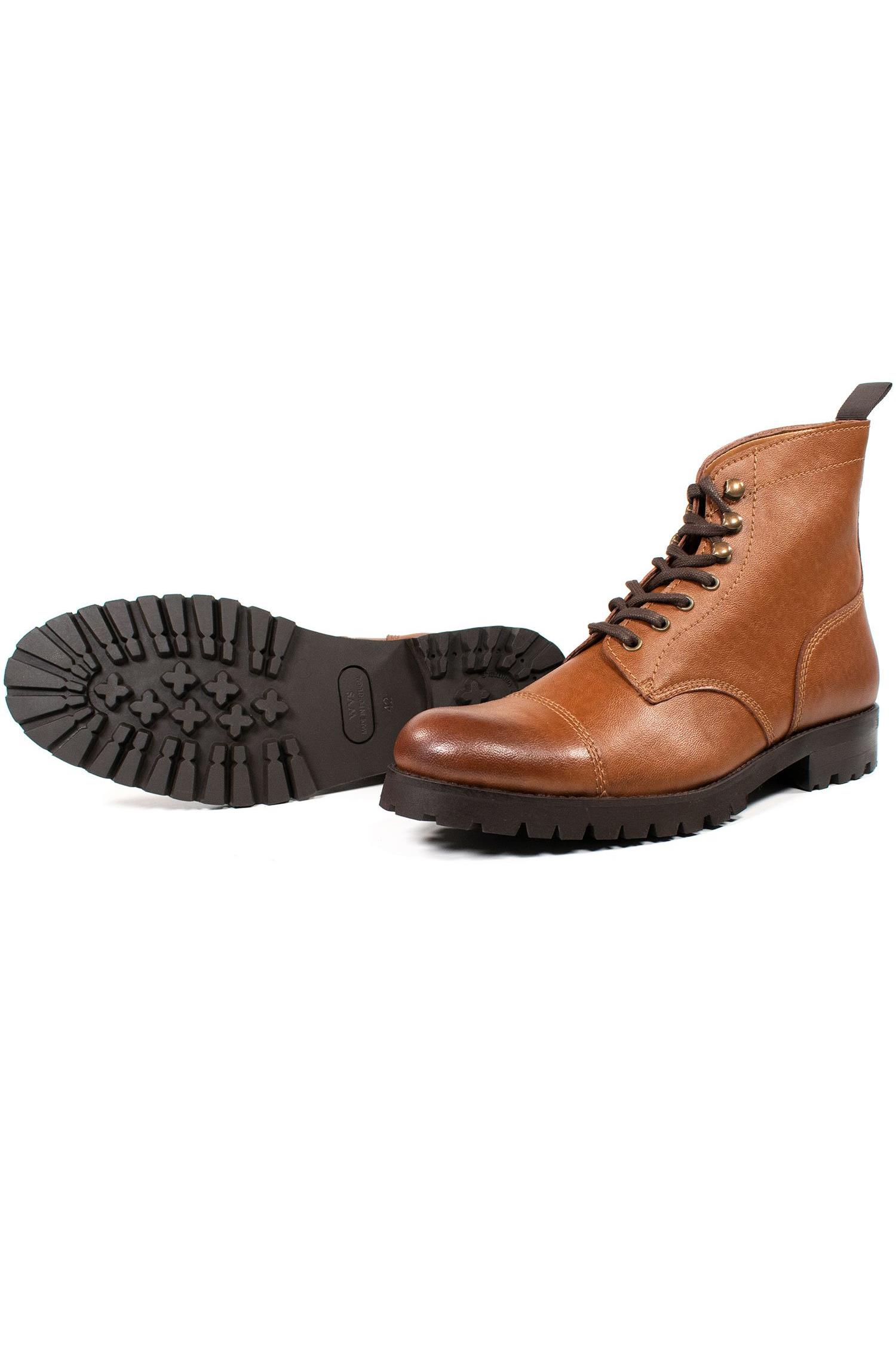Will's Vegan Store mannen vegan Work Boots Light Brown