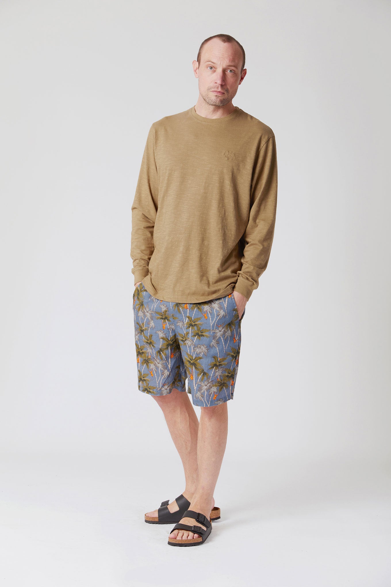 KOMODO mannen vegan Jerry Korte Broek Blauw