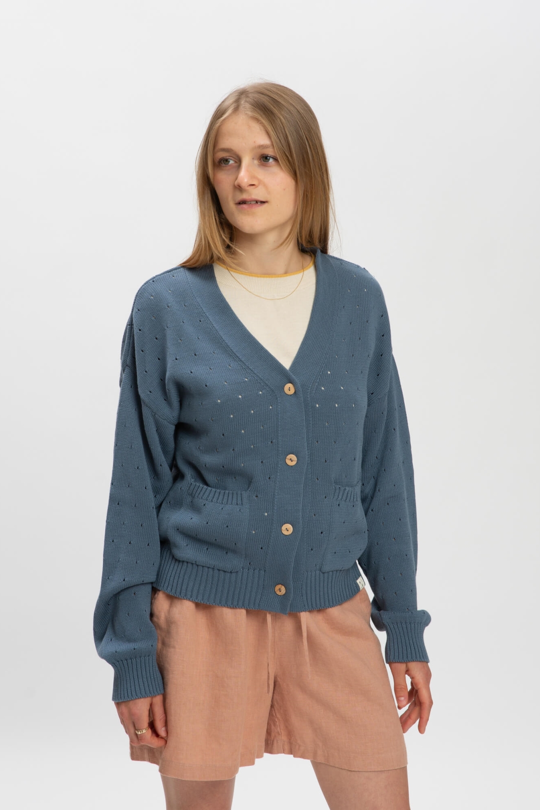 MATONA Dames Cardigan - Donkerblauw