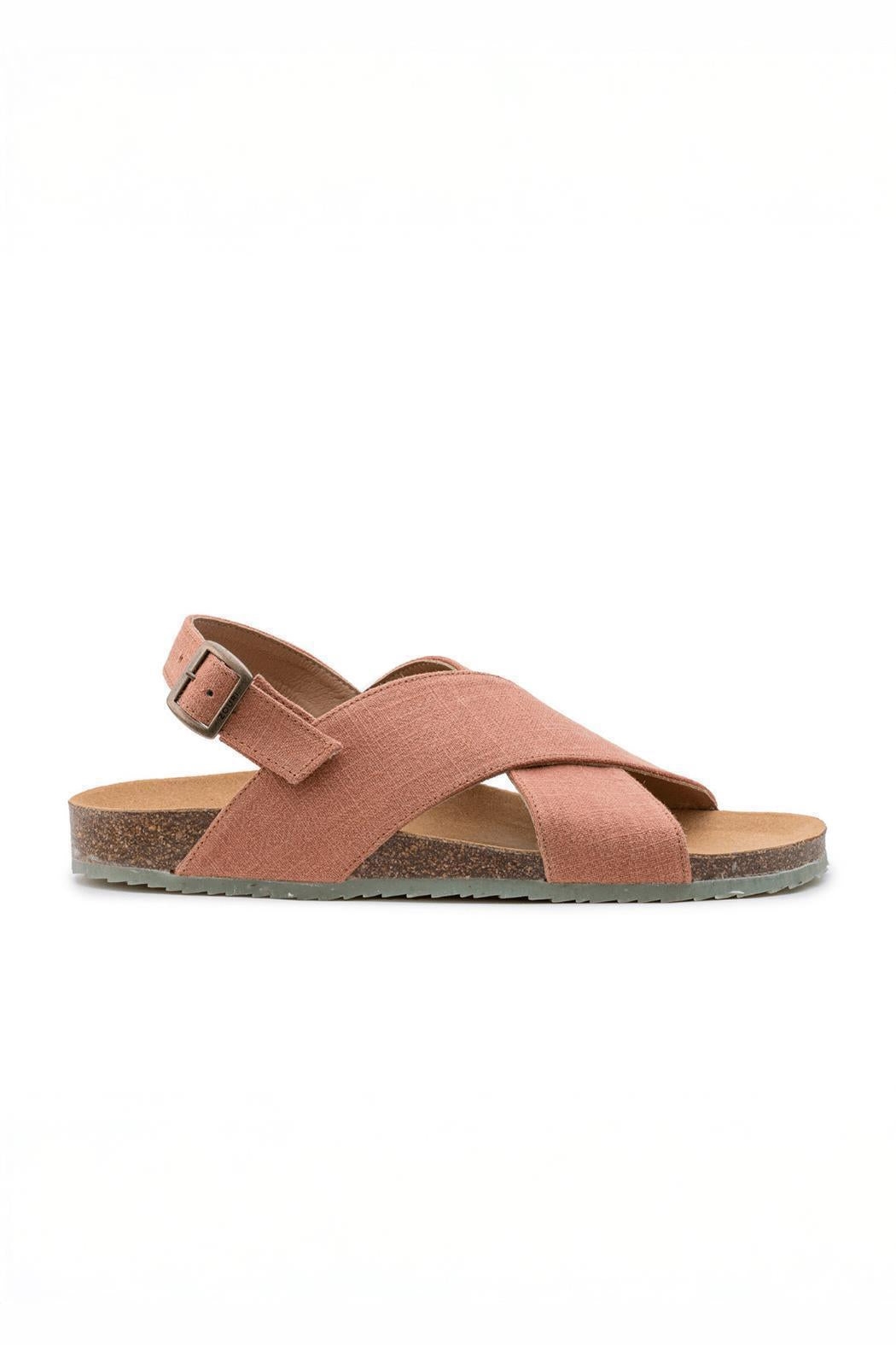 Zouri Koraal Hazelnoot Vegan Sandalen