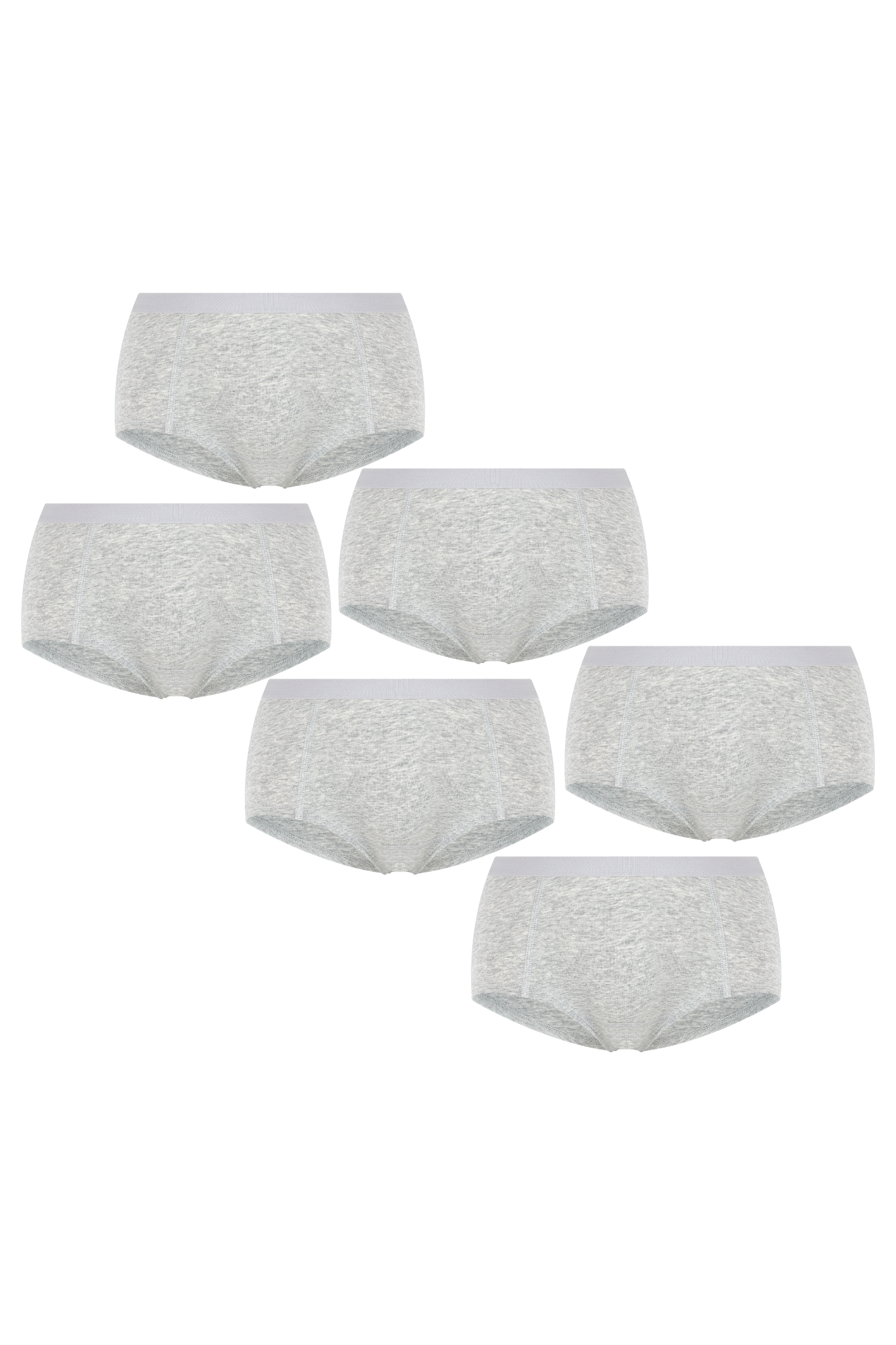Albero Natur  Multipack 6x Slips Lichtgrijs