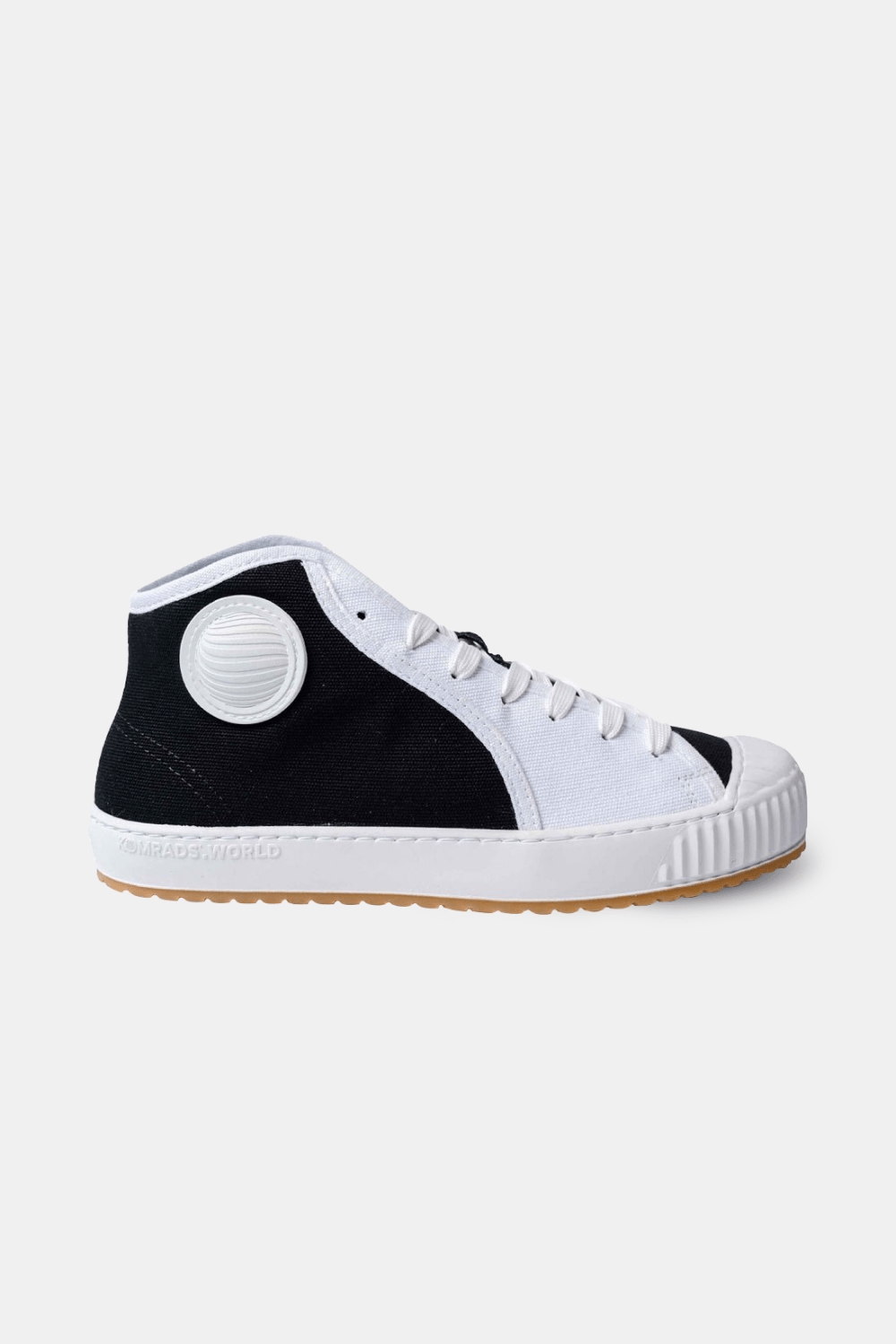 Komrads mannen vegan Sneakers Icns Partizan Zwart Wit