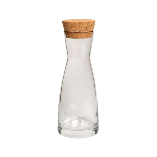 Karaf met kurk, glas, 0,5 L