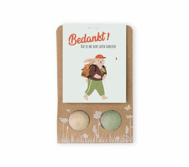 Blossombs Bloembommetjes Set van 2 - Bedankt dat je mij hebt laten groeien