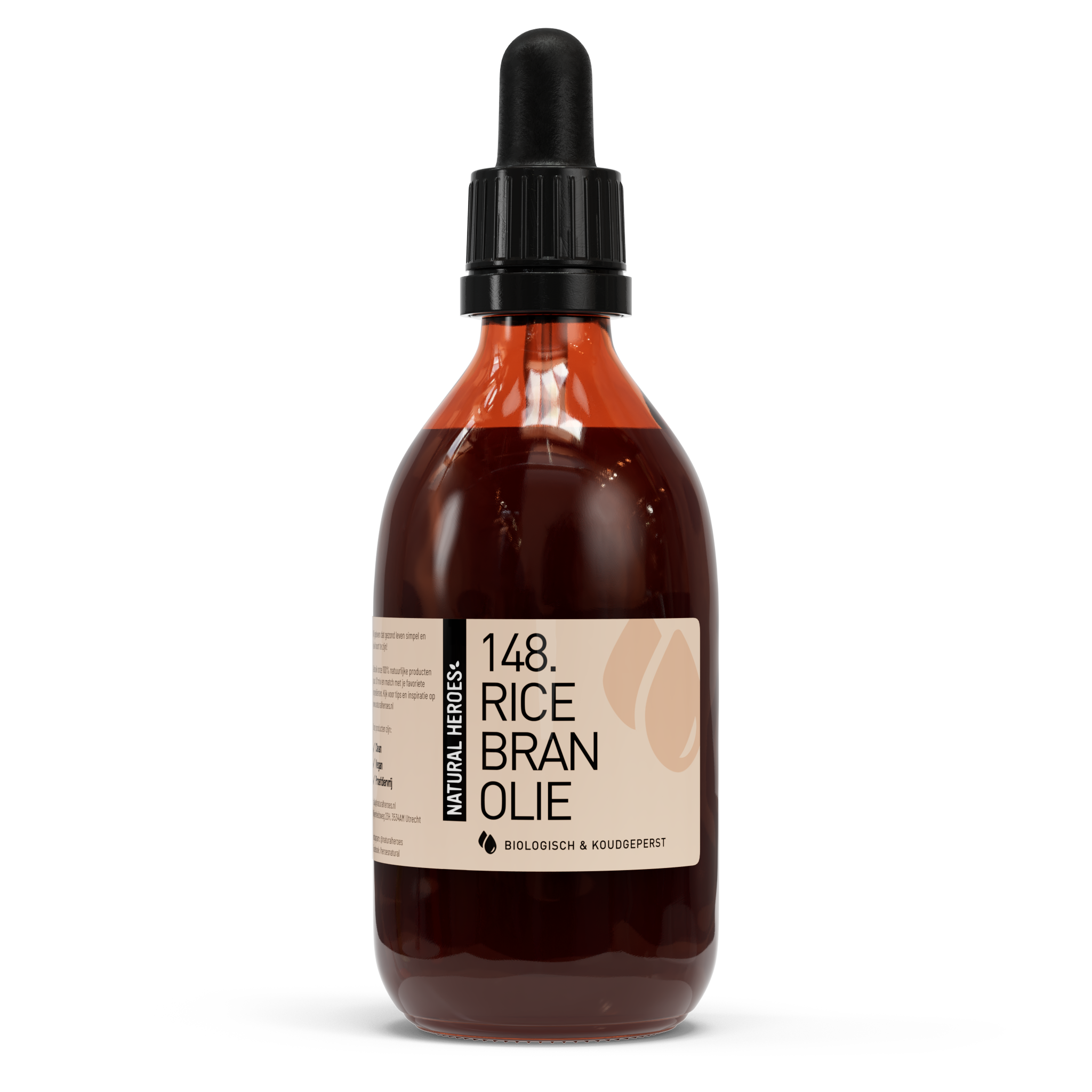 Rice Bran Olie (Biologisch & Koudgeperst)