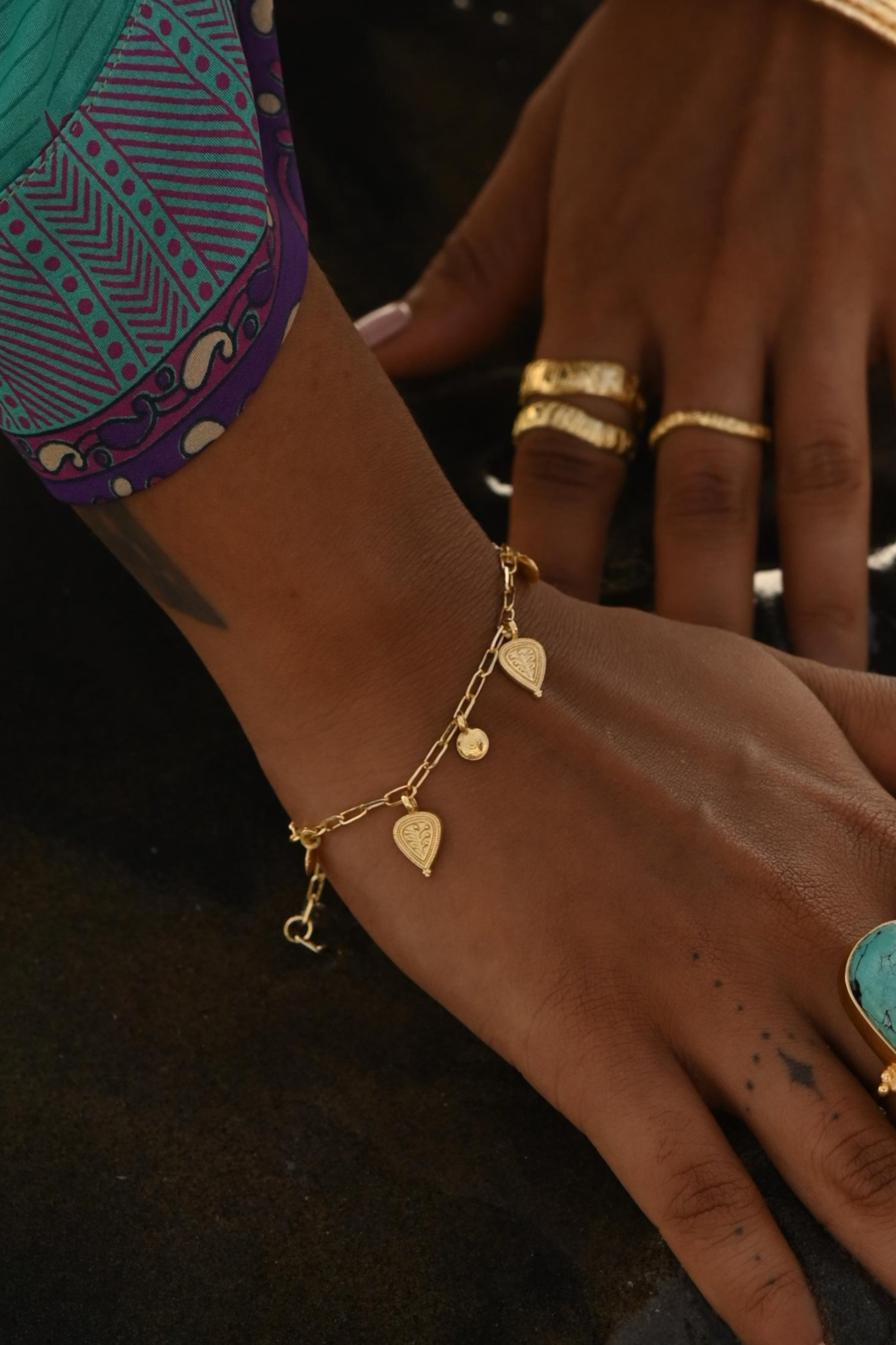 Loft and Daughter  Armband Baby Tree Of Life Goud