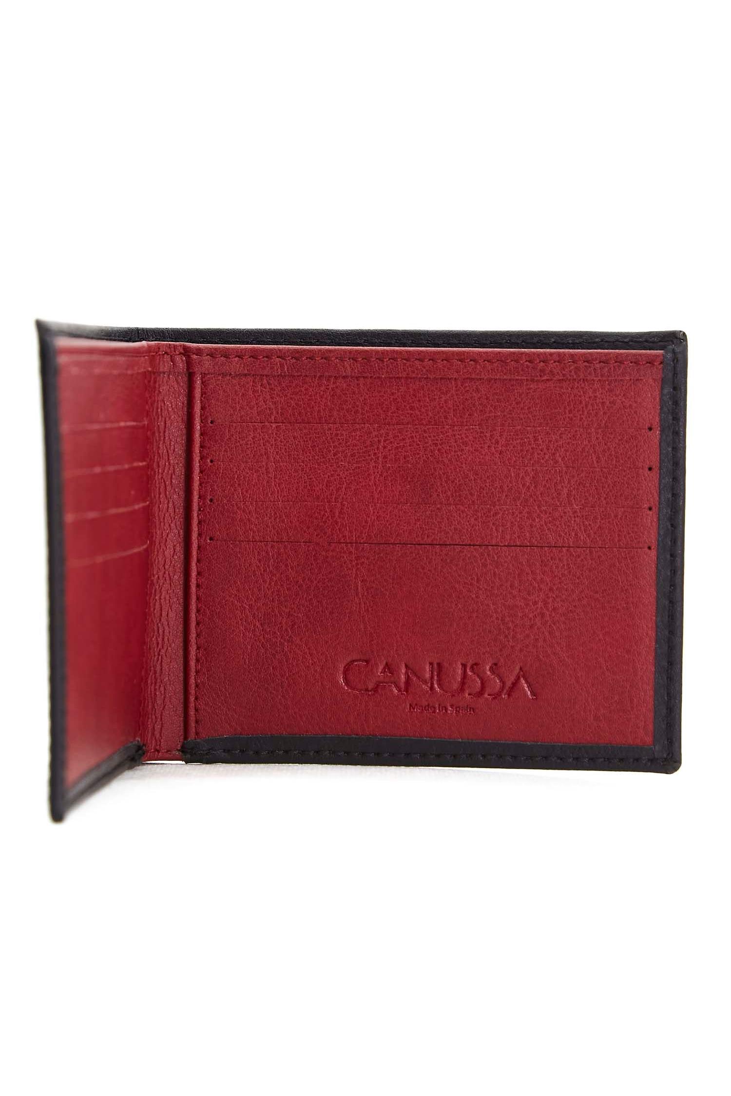 CANUSSA  Slim Portemonnee Rood