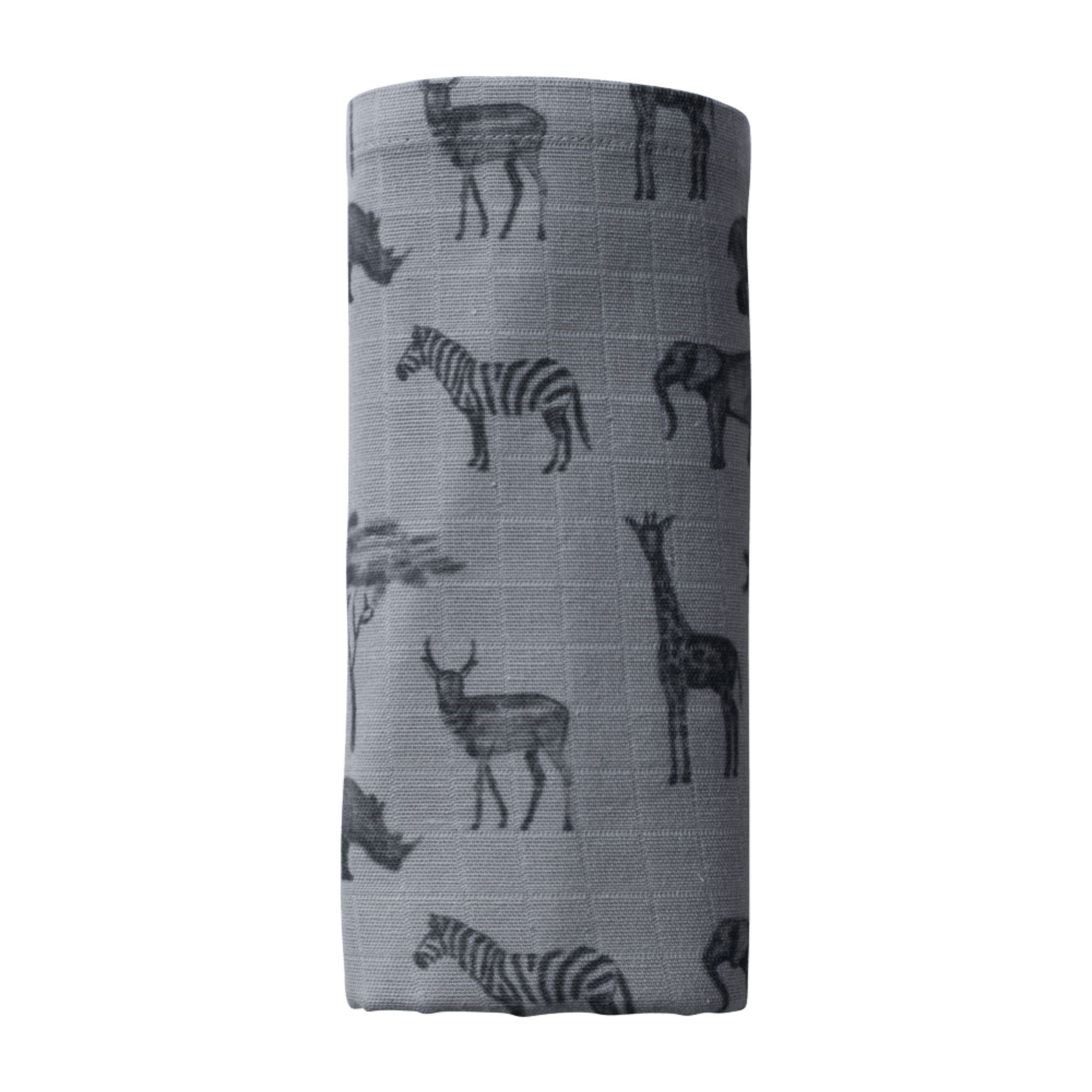 Hydrofiele doek Baby 80×80 cm Bio – Storm Grey