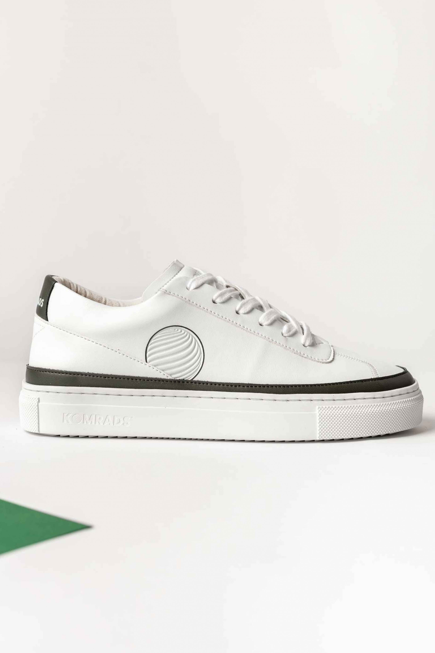 Komrads mannen vegan Sneakers Komrads Apls Maça Low Forest Green