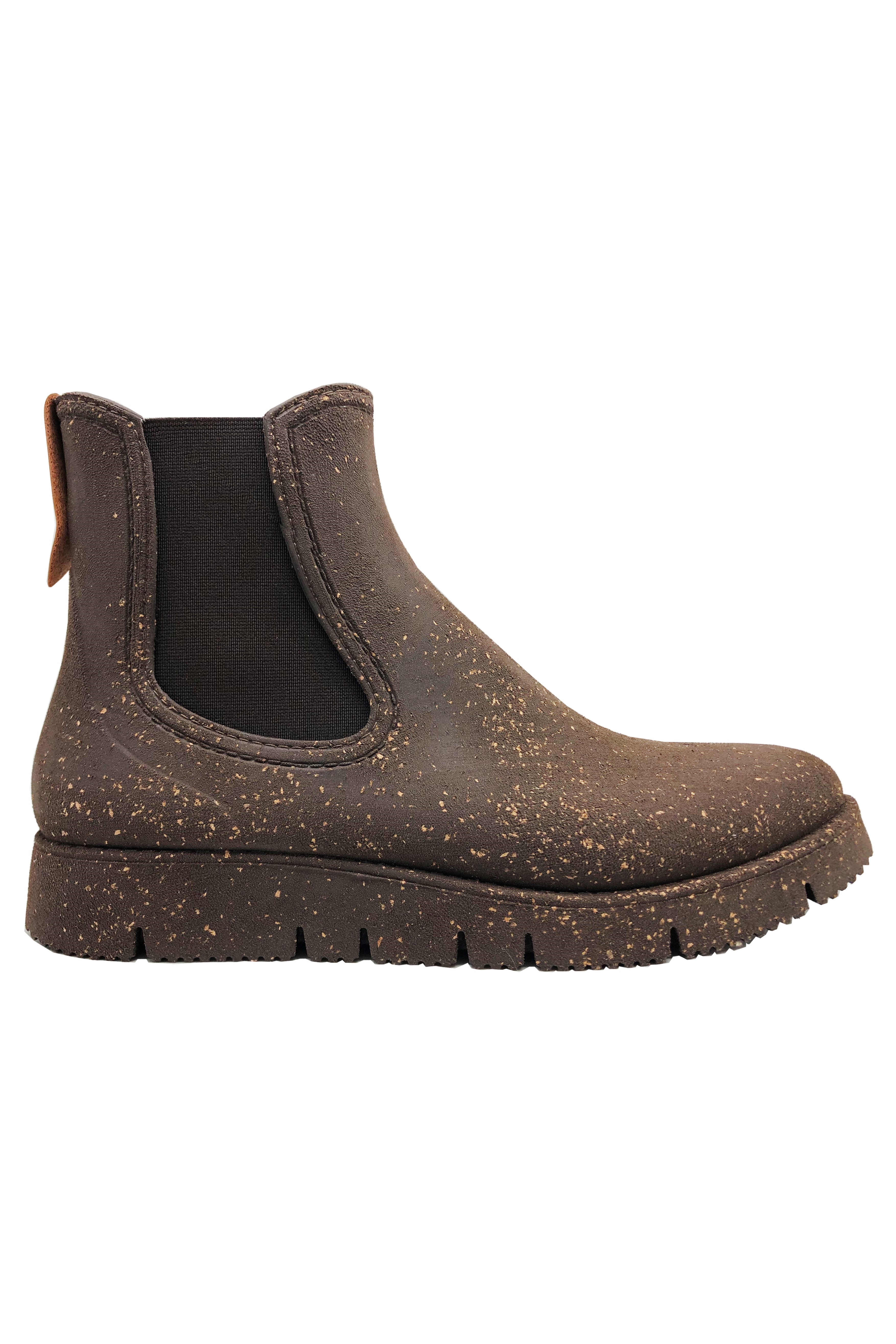 nat-2  Chelsea Regenlaarzen Rugged Prime Cork Waterdicht Bruin