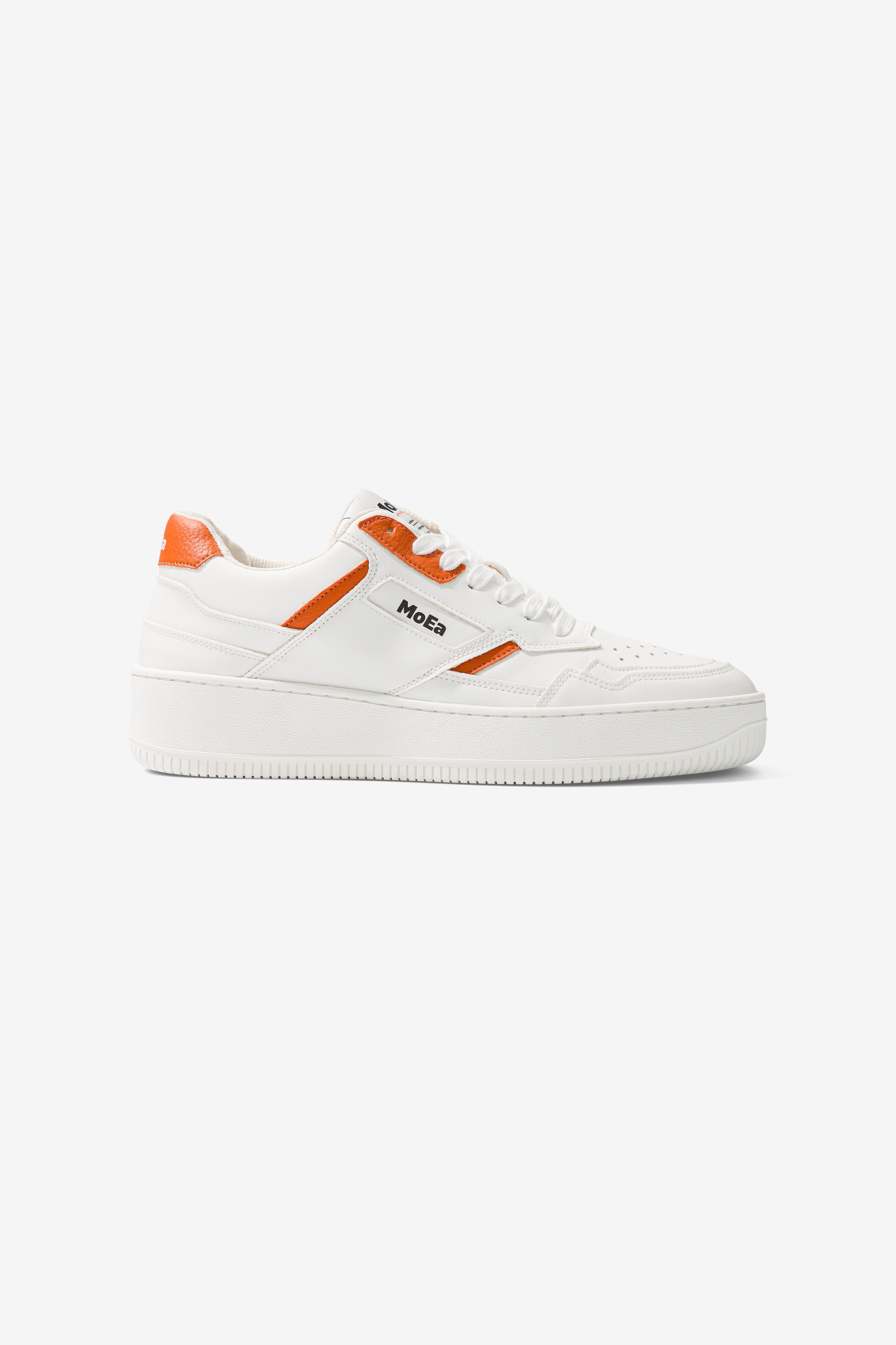 MoEa mannen vegan Sneakers Gen1 Wit Oranje