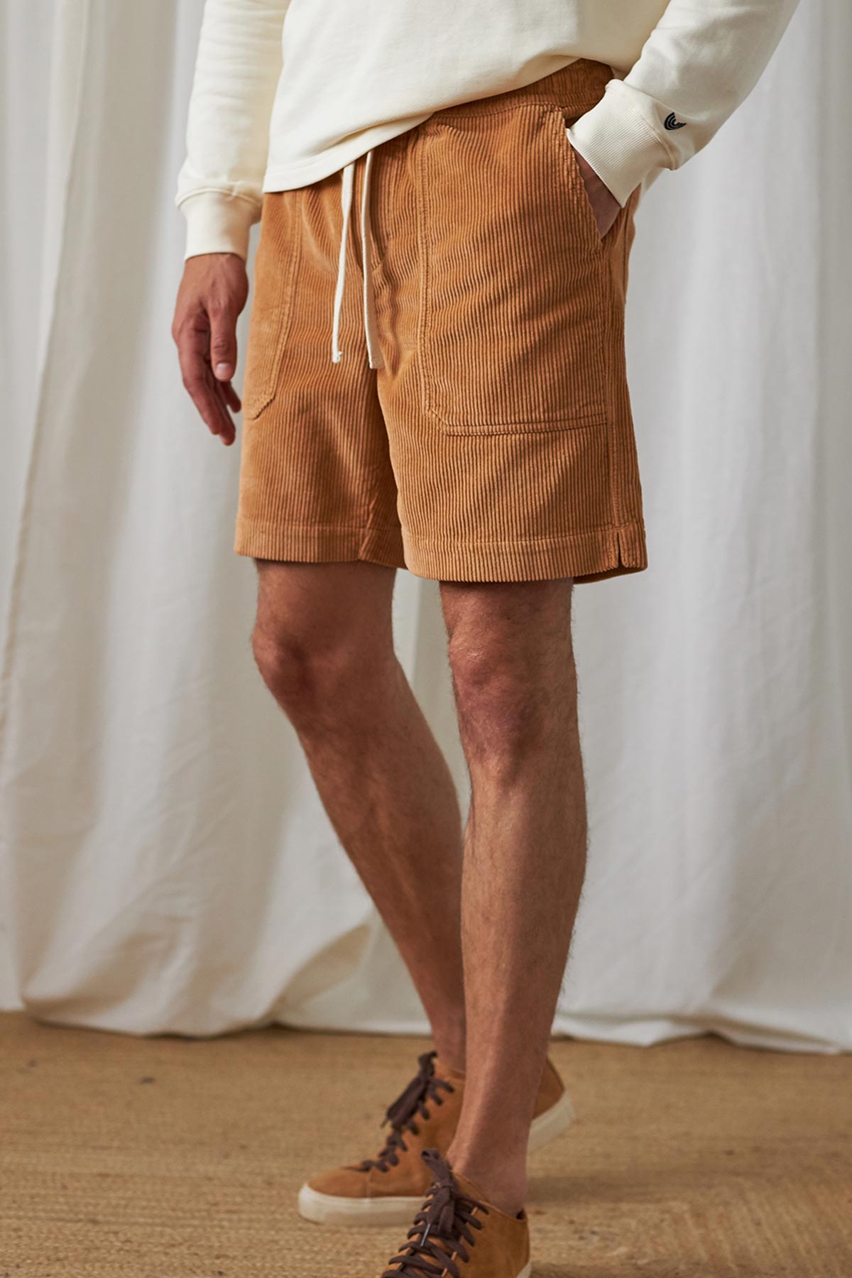 TWOTHIRDS mannen vegan Shorts Tilgo Zand