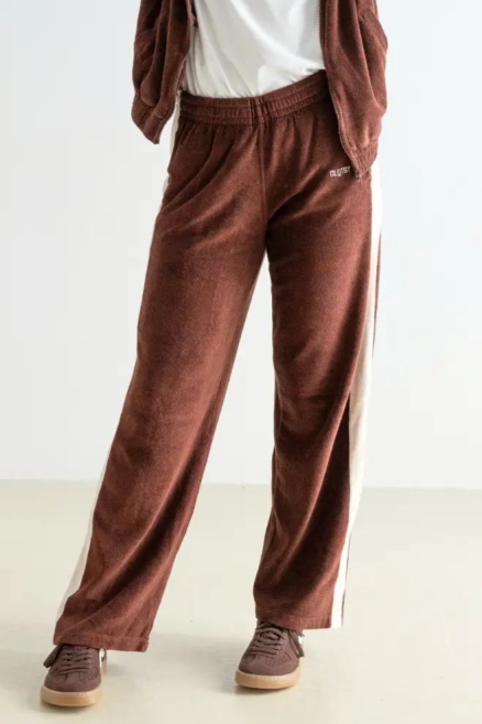 Clotsy mannen vegan Joggingbroek Bruin