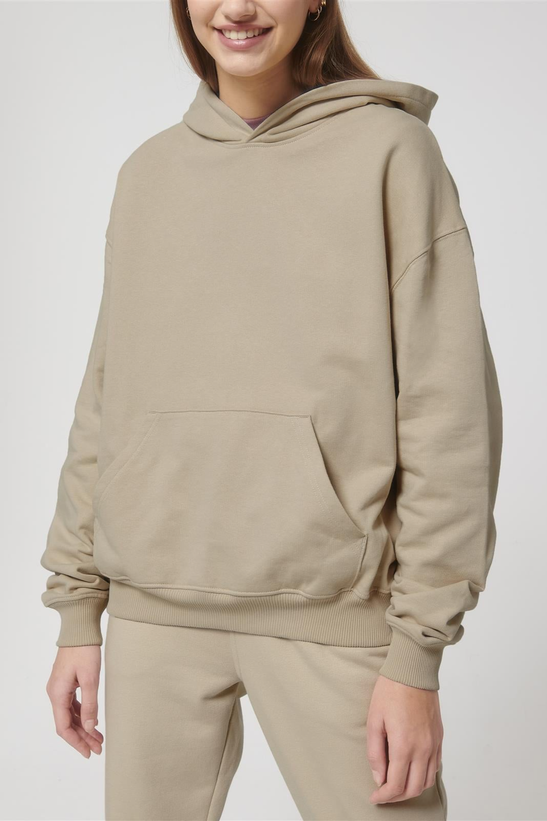 UNIPOLAR mannen vegan Hoodie Correl Desert Dust
