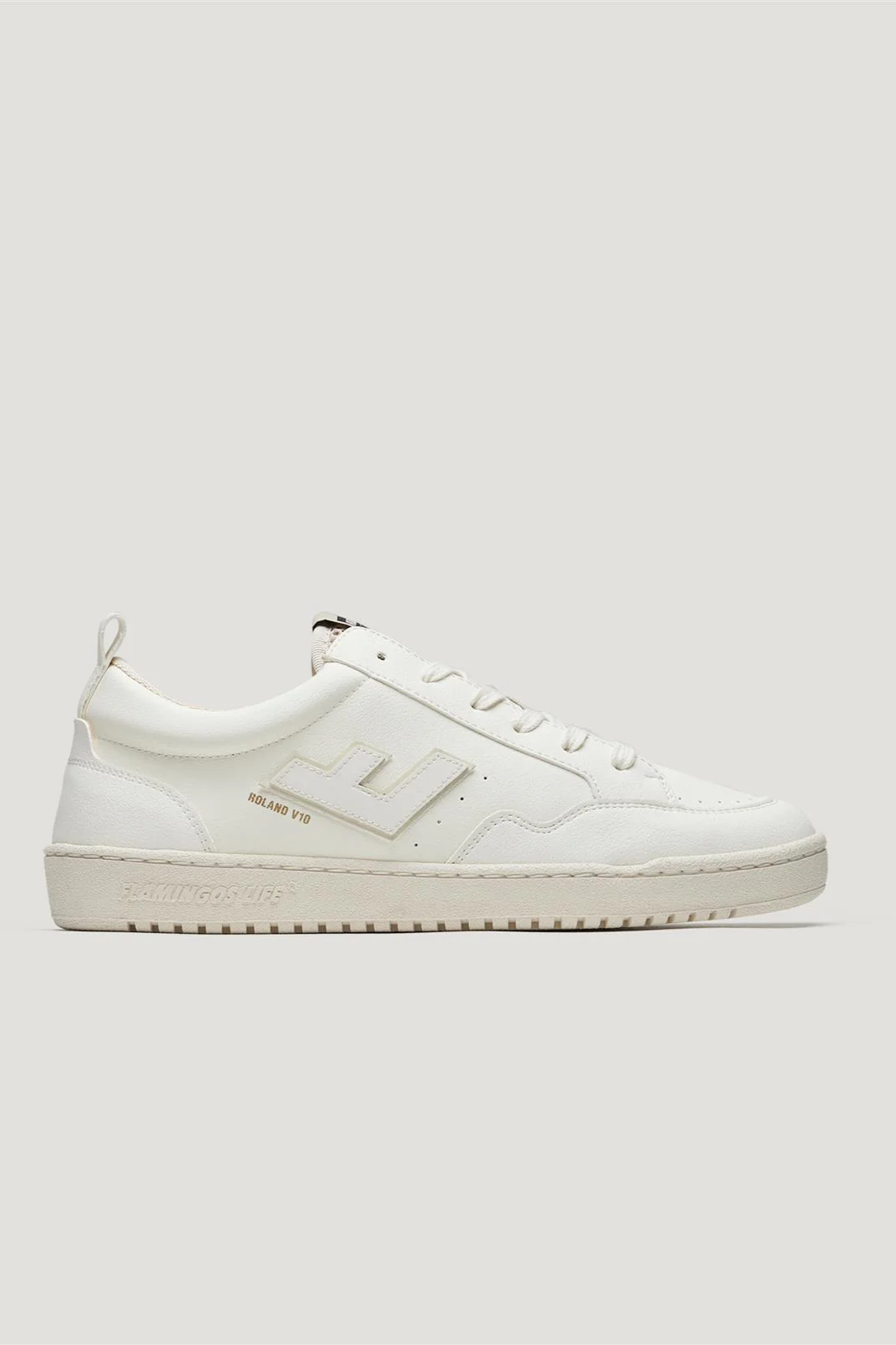Flamingos Life mannen vegan Sneakers Roland V.10 Triple Panna