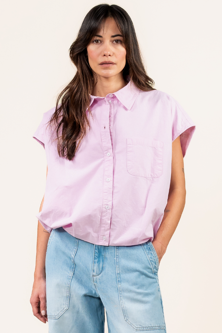 Kuyichi  Blouse Dilek Lichtroze