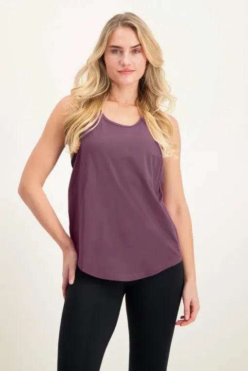 Maya Yoga Tank – Mauve