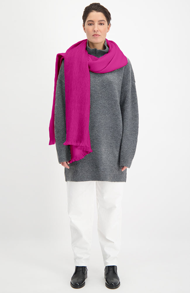Sjaal plum purple
