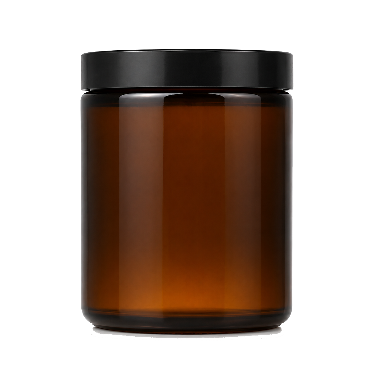 Glazen Pot - Bruin (incl. dop)