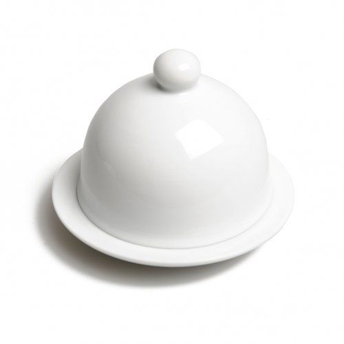 Boterstolpje, porselein, Ø 7,5 cm