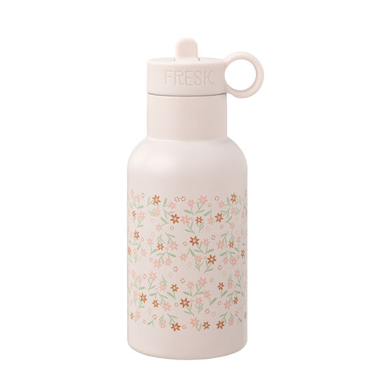 Fresk RVS thermosfles 350ml met drinktuit én gewone dop - Garden Flowers